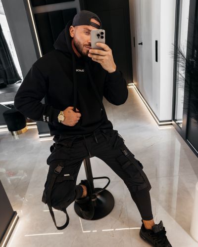 Bluza męska OLAVOGA ADORE MEN 2026 czerń - FashionPlace - 8