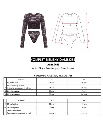 Komplet bielizny damskiej OLAVOGA AIRIS 2026 brąz - FashionPlace - 8
