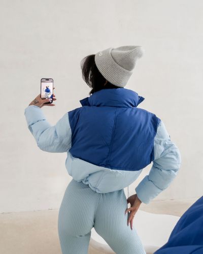 Kurtka damska OLAVOGA KIAR 2026 indygo - FashionPlace - 2