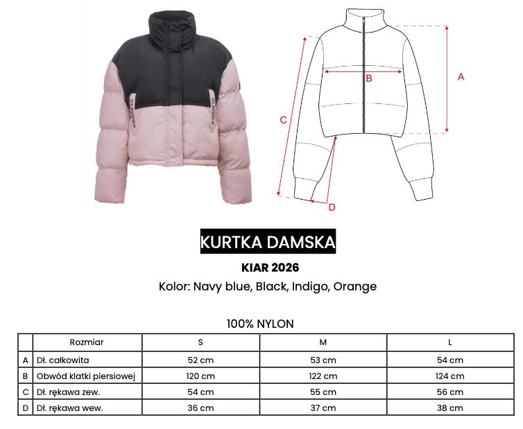 Kurtka damska OLAVOGA KIAR 2026 indygo