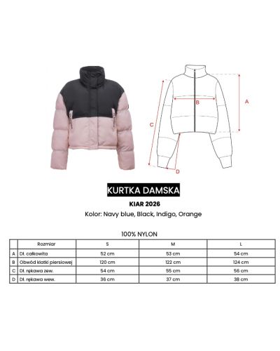 Kurtka damska OLAVOGA KIAR 2026 czerń - FashionPlace - 9