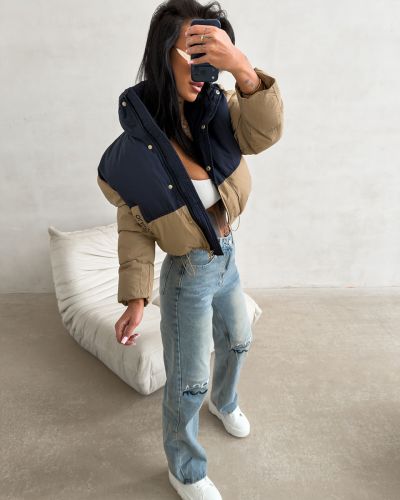 Kurtka damska OLAVOGA KIAR 2026 navy blue - FashionPlace - 3