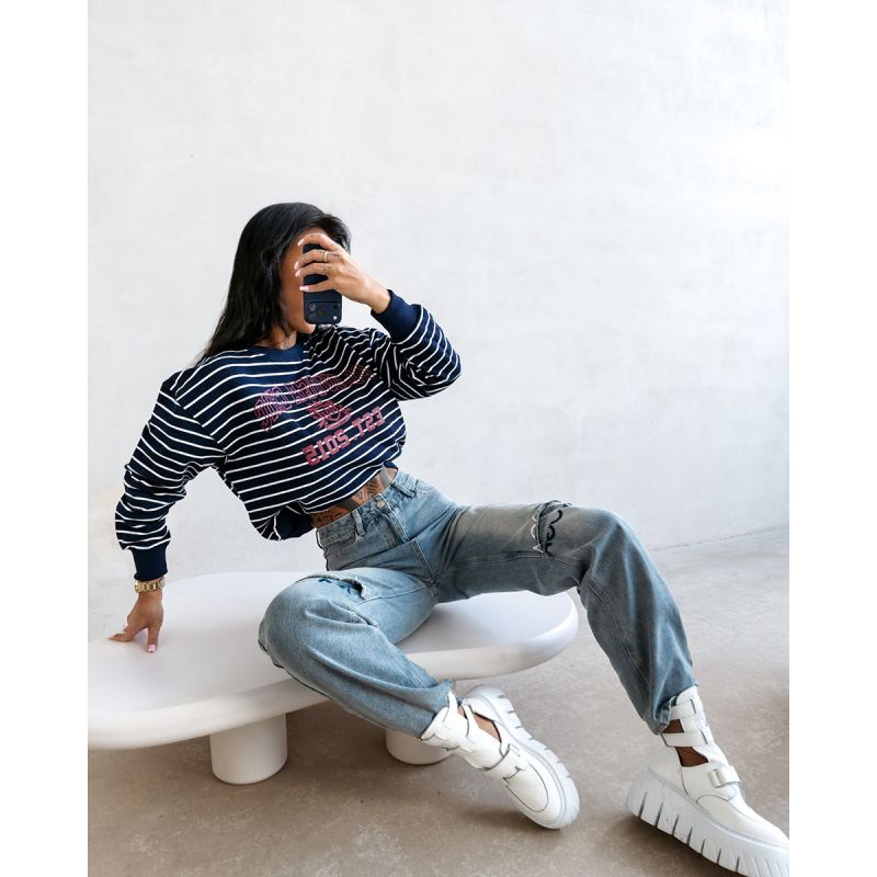 Bluza damska OLAVOGA TENCI 2026 navy blue - FashionPlace - 1