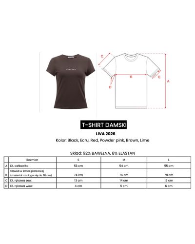 T-shirt damski OLAVOGA LIVA 2026 ecru - FashionPlace - 7