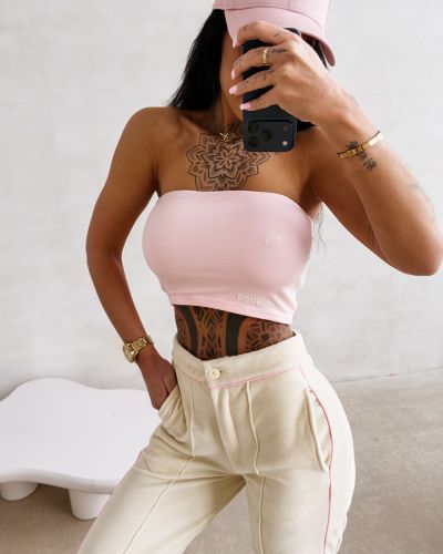 Top damski OLAVOGA LEYA 2025 pudrowy róż - FashionPlace - 1