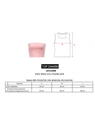 Top damski OLAVOGA LEYA 2025 czerń - FashionPlace - 6