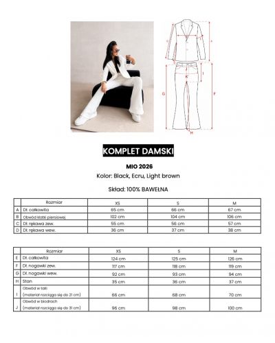 Komplet damski OLAVOGA MIO 2026 jasny brąz - FashionPlace - 6