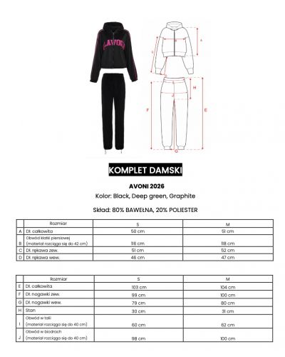 Komplet damski OLAVOGA AVONI 2026 butelkowa zieleń - FashionPlace - 7