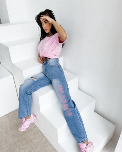 Spodnie damskie OLAVOGA LOVERI 2026 ciemny niebieski - FashionPlace - 3