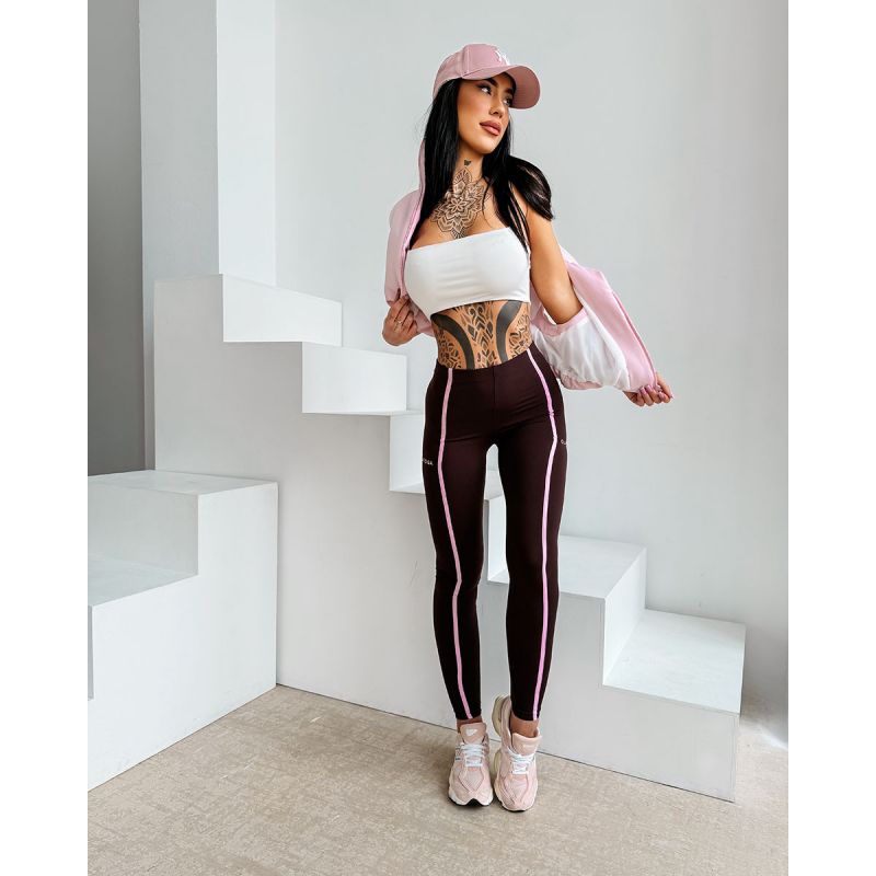 Legginsy OLAVOGA AMERA 2026 brąz - FashionPlace - 1