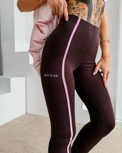 Legginsy OLAVOGA AMERA 2026 brąz - FashionPlace - 3