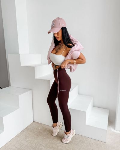 Legginsy OLAVOGA AMERA 2026 brąz - FashionPlace - 5