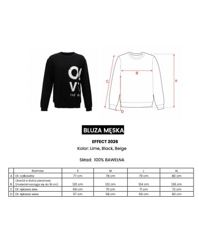 Bluza męska OLAVOGA EFFECT 2026 limonkowa - FashionPlace - 6