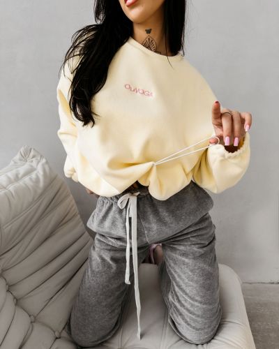 Bluza damska OLAVOGA ELENA 2026 żółta - FashionPlace - 5