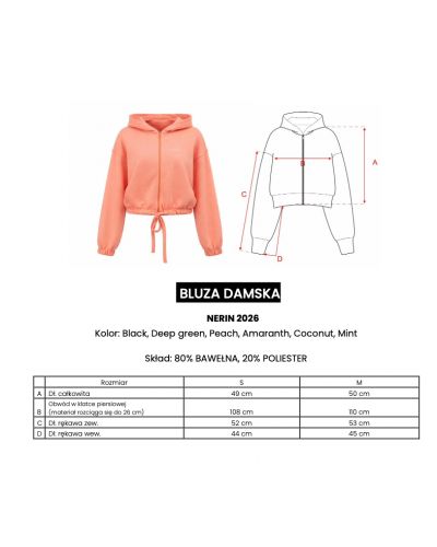 Bluza damska OLAVOGA NERIN 2026 peach - FashionPlace - 7
