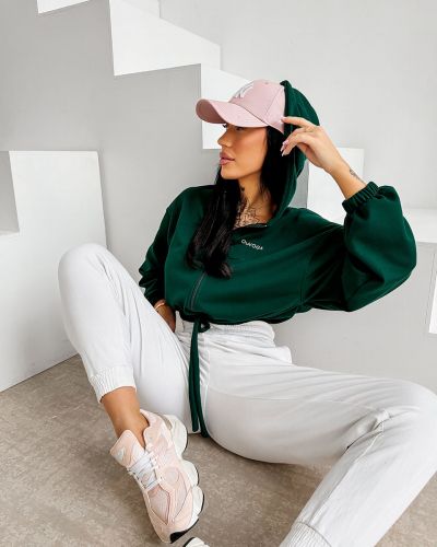 Bluza damska OLAVOGA NERIN 2026 butelkowa zieleń - FashionPlace - 2