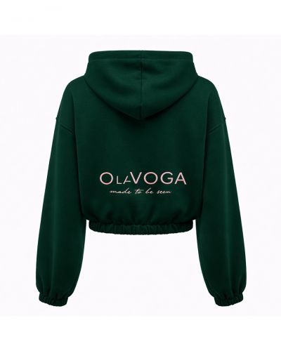 Bluza damska OLAVOGA NERIN 2026 butelkowa zieleń - FashionPlace - 7