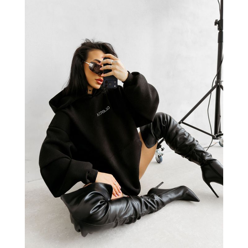 Bluza damska OLAVOGA MILEA 2026 czerń - FashionPlace - 1