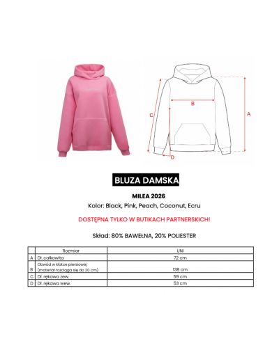 Bluza damska OLAVOGA MILEA 2026 czerń - FashionPlace - 4
