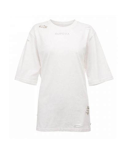 T-shirt damski OLAVOGA ZOANCE 2026 ecru - FashionPlace - 5