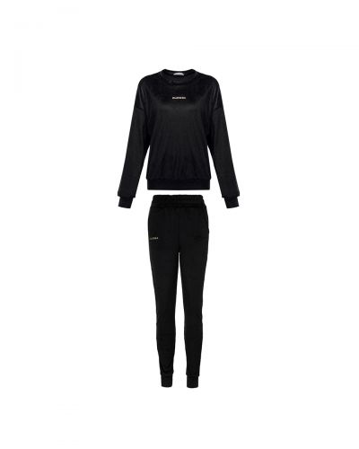 Komplet damski OLAVOGA VELVET ASH 2025 czerń - FashionPlace - 4