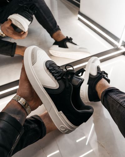 Buty męskie OLAVOGA JANK 2026 czerń/beż - FashionPlace - 1