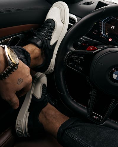 Buty męskie OLAVOGA JANK 2026 czerń/beż - FashionPlace - 2