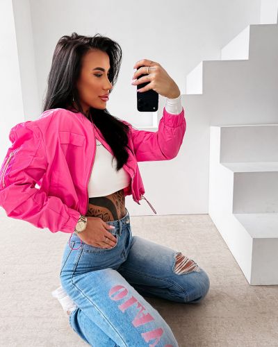 Kurtka damska OLAVOGA SANCE 2026 amarant - FashionPlace - 3