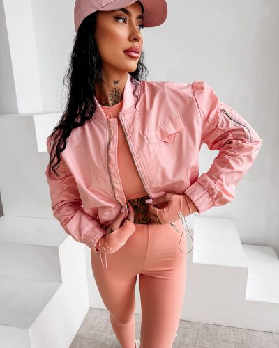 Kurtka damska OLAVOGA SANCE 2026 pudrowy róż - FashionPlace - 4