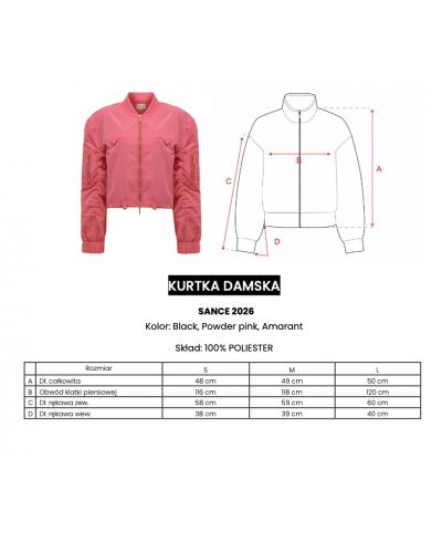 Kurtka damska OLAVOGA SANCE 2026 pudrowy róż - FashionPlace - 7