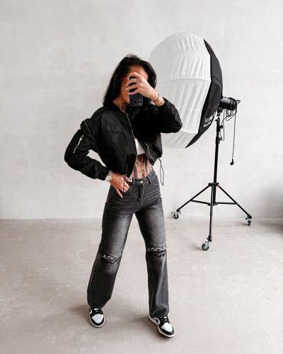 Kurtka damska OLAVOGA SANCE 2026 czerń - FashionPlace - 5