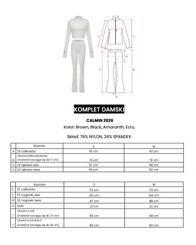 Komplet damski OLAVOGA CALMIN 2026 ecru - FashionPlace - 10