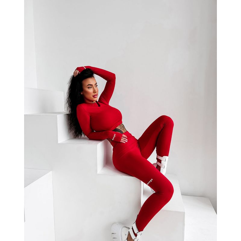 Komplet damski OLAVOGA DULCE 2026 czerwień - FashionPlace - 1