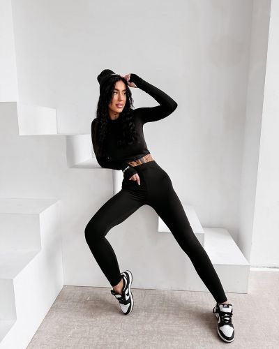 Komplet damski OLAVOGA DULCE 2026 czerń - FashionPlace - 1