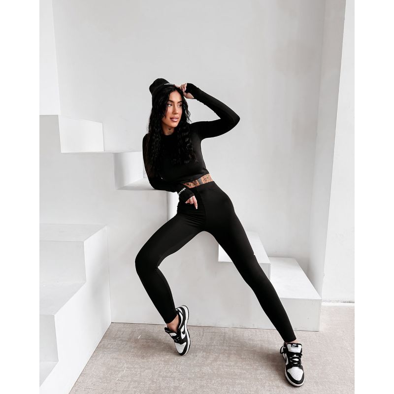 Komplet damski OLAVOGA DULCE 2026 czerń - FashionPlace - 1