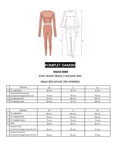 Komplet damski OLAVOGA DULCE 2026 czerń - FashionPlace - 7