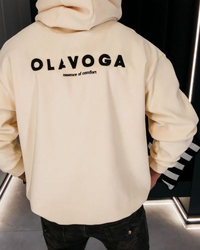Bluza męska OLAVOGA PLUME 2026 kokosowa - FashionPlace - 2