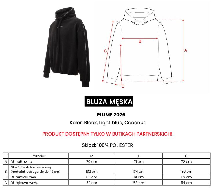 Bluza męska OLAVOGA PLUME 2026 kokosowa