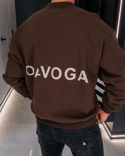 Bluza męska OLAVOGA FLASH 2026 brąz - FashionPlace - 3