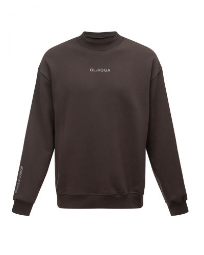 Bluza męska OLAVOGA FLASH 2026 brąz - FashionPlace - 5