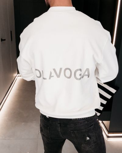 Bluza męska OLAVOGA FLASH 2026 ecru - FashionPlace - 2