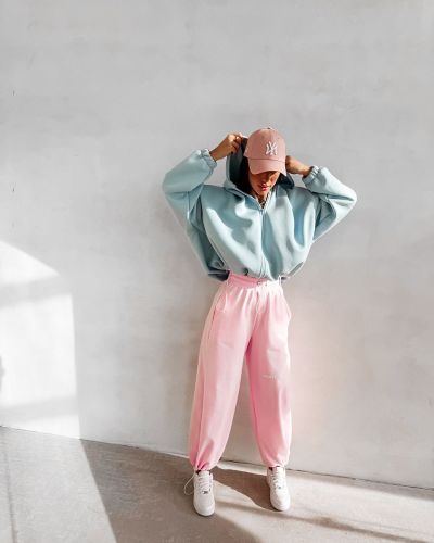 Bluza damska OLAVOGA LASANA 2026 niebieska - FashionPlace - 3