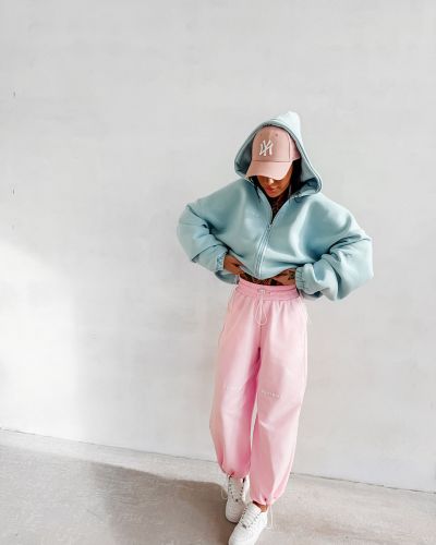 Bluza damska OLAVOGA LASANA 2026 niebieska - FashionPlace - 4