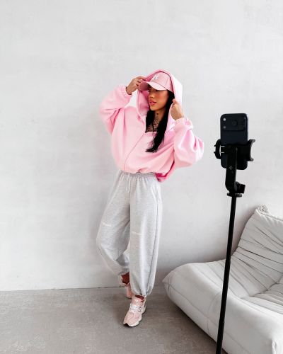 Bluza damska OLAVOGA LASANA 2026 róż - FashionPlace - 2