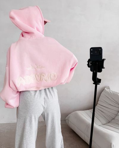 Bluza damska OLAVOGA LASANA 2026 róż - FashionPlace - 3