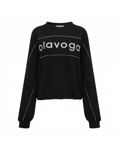 Bluza damska OLAVOGA MELLOW 2026 czerń - FashionPlace - 4