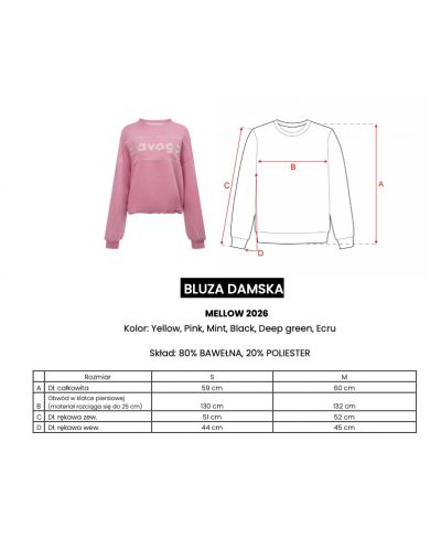 Bluza damska OLAVOGA MELLOW 2026 czerń - FashionPlace - 5