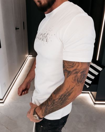 T-shirt męski OLAVOGA BIX 2026 ecru - FashionPlace - 2