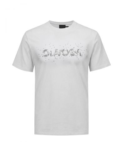 T-shirt męski OLAVOGA BIX 2026 ecru - FashionPlace - 4