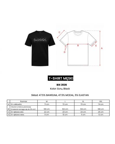 T-shirt męski OLAVOGA BIX 2026 ecru - FashionPlace - 5